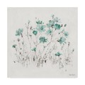 Trademark Fine Art Lisa Audit 'Wildflowers Ii Turquoise' Canvas Art, 35x35 WAP04177-C3535GG